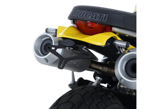 Support de Plaque R&G pour Ducati Scrambler 1100 (18-20) - LP0256BK Support de Plaque R&G pour Ducati Scrambler 1100 (18-20) - LP0256BK