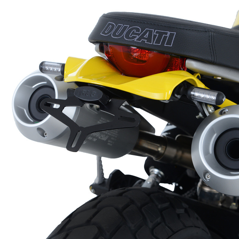 Support de Plaque R&G pour Ducati Scrambler 1100 (18-20) - LP0256BK