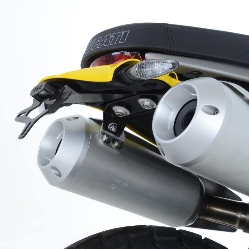 Support de Plaque R&G pour Ducati Scrambler 1100 (18-20) - LP0256BK