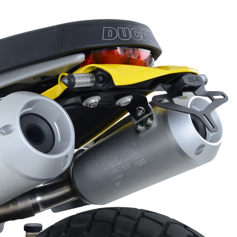 Support de Plaque R&G pour Ducati Scrambler 1100 (18-20) - LP0256BK