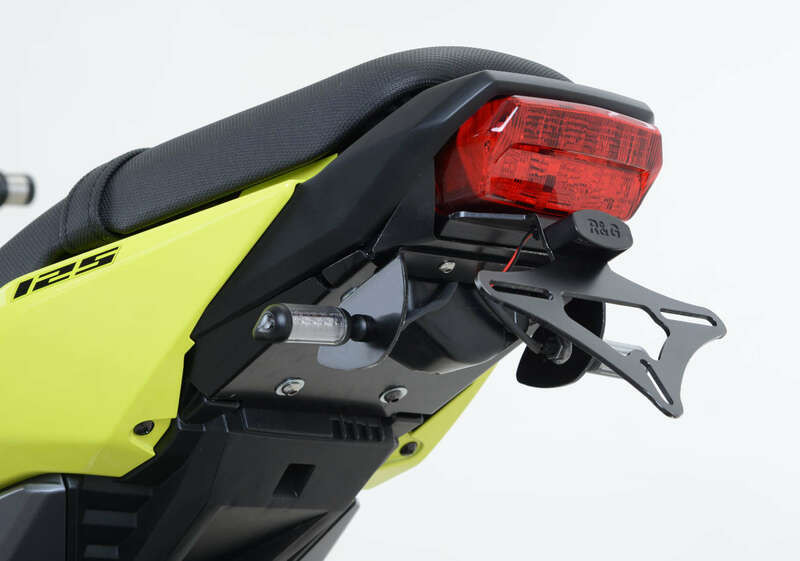 Support de Plaque R&G pour Honda MSX 125 (16-20) - LP0207BK