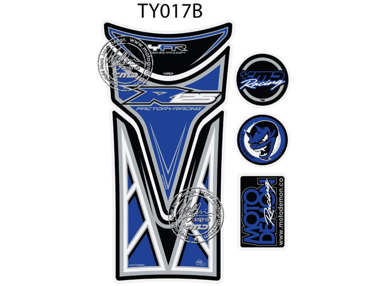 Protection de Réservoir Moto Bleu pour Yamaha YZF-R 125 (08-19)