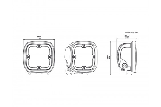 Feux Additionnels Moto - Quad DENALI D4 Led 4x10w Feux Additionnels Moto - Quad DENALI D4 Led 4x10w