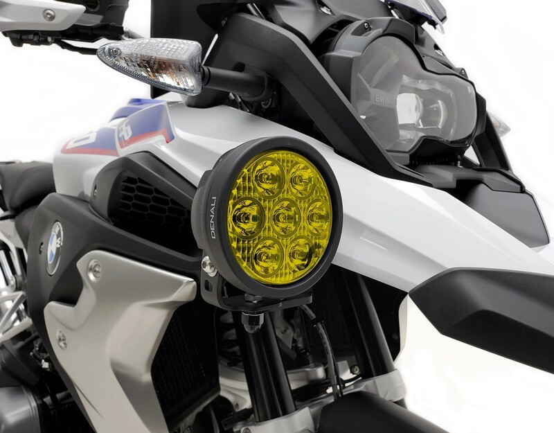 Lentilles Denali Jaunes pour Feux Additionnels Moto - Quad DENALI D7 Led - DNL.D7.10200