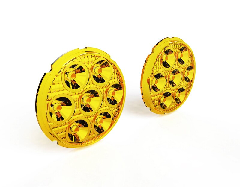Lentilles Denali Jaunes pour Feux Additionnels Moto - Quad DENALI D7 Led - DNL.D7.10200