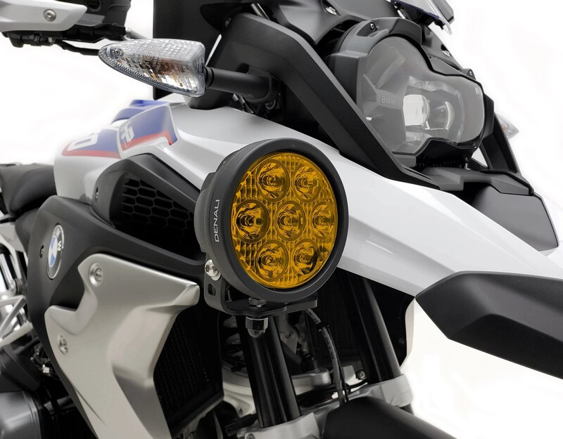 Lentilles Denali Ambres pour Feux Additionnels Moto - Quad DENALI D7 Led - DNL.D7.10100