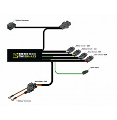 Faisceau CANSMART Plug-N-Play GEN II pour Feux Additionnel BMW S1000 XR et M (15-24)