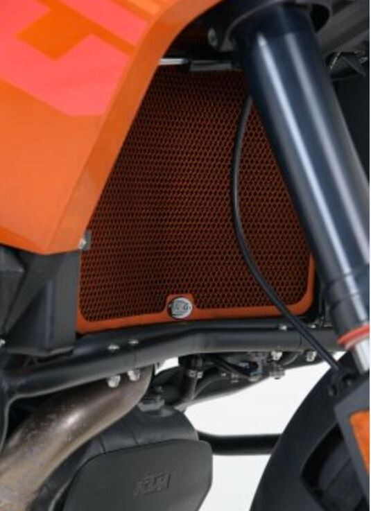 Protection de Radiateur Alu Orange R&G pour KTM 1190 Adventure (13-18) - RAD0148OR