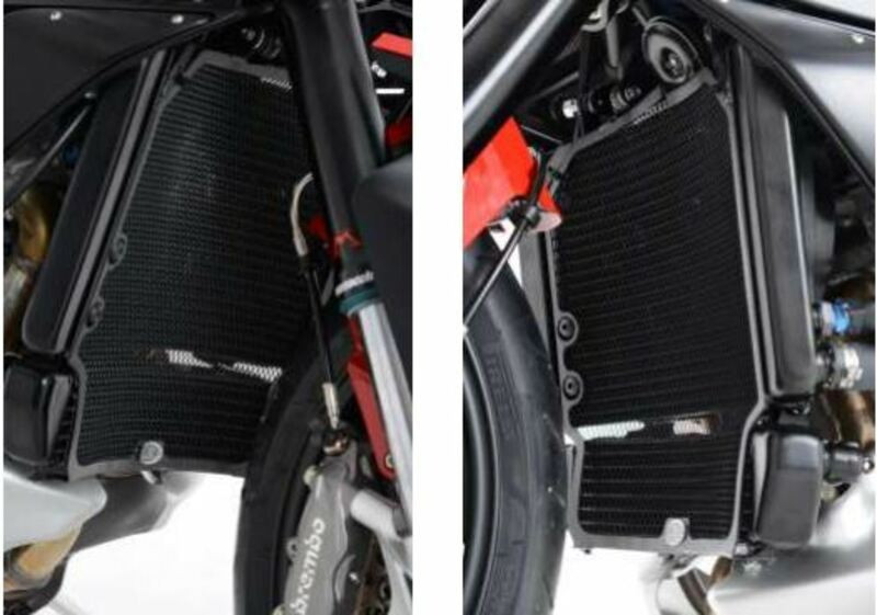 Protection de Radiateur Alu R&G pour Mv Agusta Turismo Veloce 800 (16-24) - RAD0167BK