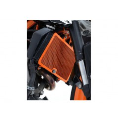 Protection de Radiateur Alu Orange R&G pour KTM RC 390 (14-18) - RAD0164OR