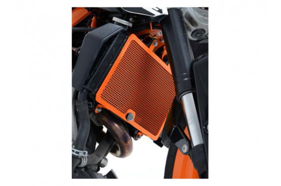 Protection de Radiateur Alu Orange R&G pour KTM RC 390 (14-18) - RAD0164OR