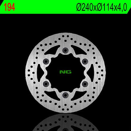 Disque de Frein Moto NG Brake Avant pour Honda 125 Shadow (99-03) 194