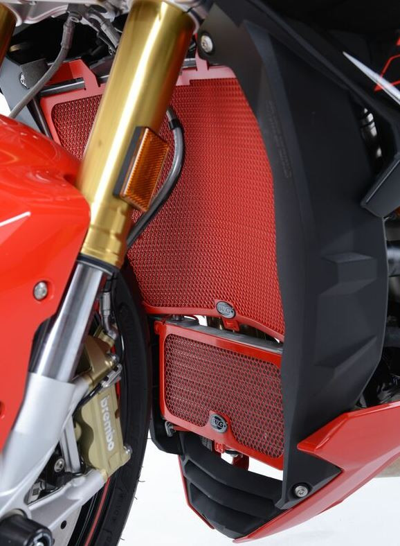 Protection de Radiateur Alu Rouge R&G pour BMW S 1000 R (17-20) - RAD0215RE