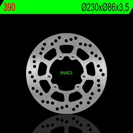 Disque de Frein Moto NG Brake Avant pour Yamaha  DTZ 125 Ténéré (89-94) 390