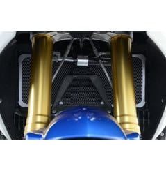Protection de Radiateur Alu Bleu R&G pour BMW R 1200 RS (15-18) - RAD0196BLUE