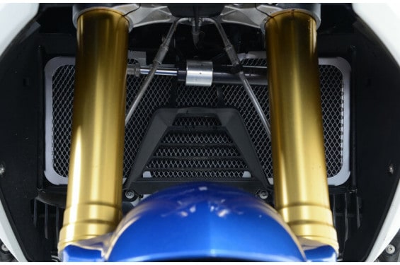 Protection de Radiateur Alu Bleu R&G pour BMW R 1200 R (15-18) - RAD0196BLUE