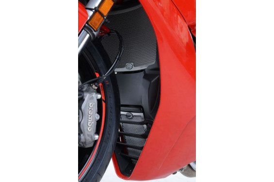 Protection de Radiateur Eau & Huile Alu R&G pour Ducati 939 Supersport - S (17-23) - RAD9020SI Protection de Radiateur Eau & Huile Alu R&G pour Ducati 939 Supersport - S (17-23) - RAD9020SI