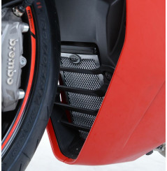 Protection de Radiateur d'Huile Alu Rouge R&G pour Ducati 939 Supersport - S (17-23) - OCG0031RE