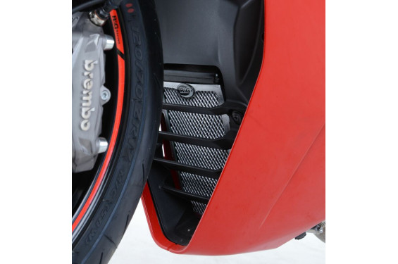 Protection de Radiateur d'Huile Alu Rouge R&G pour Ducati 939 Supersport - S (17-23) - OCG0031RE Protection de Radiateur d'Huile Alu Rouge R&G pour Ducati 939 Supersport - S (17-23) - OCG0031RE