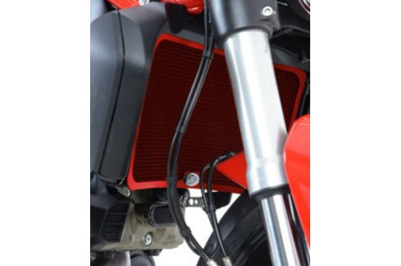 Protection de Radiateur Alu Rouge R&G pour Ducati Hypermotard 950 (19-24) - RAD0172RE Protection de Radiateur Alu Rouge R&G pour Ducati Hypermotard 950 (19-24) - RAD0172RE
