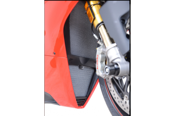 Protection de Radiateur Eau & Huile Alu R&G pour Ducati 1100 Streetfighter V4 (20-21) - RAD9021BK