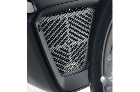 Protection de Radiateur d'Huile Alu Argent R&G pour Ducati 1260 X Diavel - S (16-23) - OCG0028SI