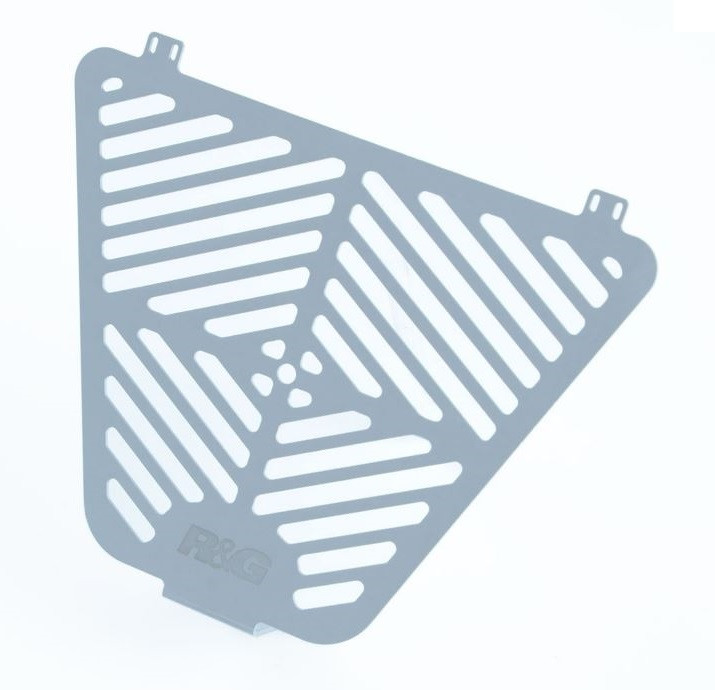 Protection de Radiateur d'Huile Alu Argent R&G pour Ducati 1260 X Diavel - S (16-24) - OCG0028SI
