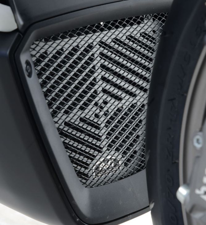 Protection de Radiateur d'Huile Alu Argent R&G pour Ducati 1260 Diavel - S (19-21) - OCG0028SI