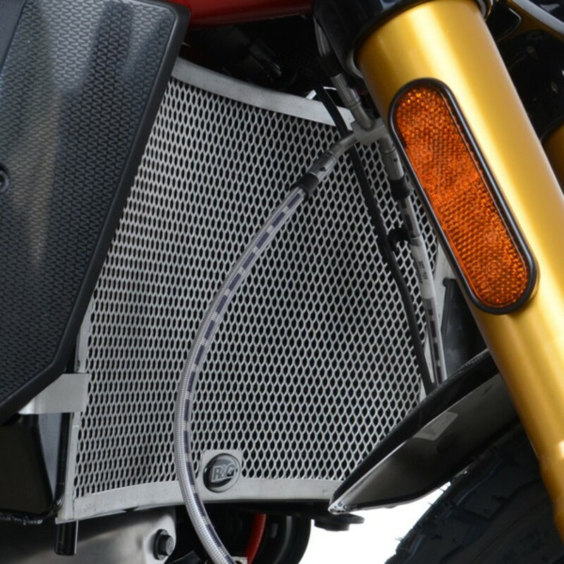 Protection de Radiateur Alu Argent R&G pour Indian FTR 1200 - S (19-24) - RAD0250SI