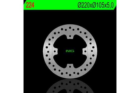 Disque de Frein arrière NG Brake pour Honda Dominator NX 650 (93-04) 224 Disque de Frein arrière NG Brake pour Honda Dominator NX 650 (93-04) 224