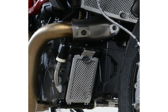 Protection de Radiateur d'Huile Alu Argent R&G pour Indian FTR 1200 - S (19-24) - OCG0036SI Protection de Radiateur d'Huile Alu Argent R&G pour Indian FTR 1200 - S (19-24) - OCG0036SI