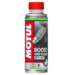 Motul Boost & Clean, Nettoyant Circuit d'Essence Moto, Quad et Scooter