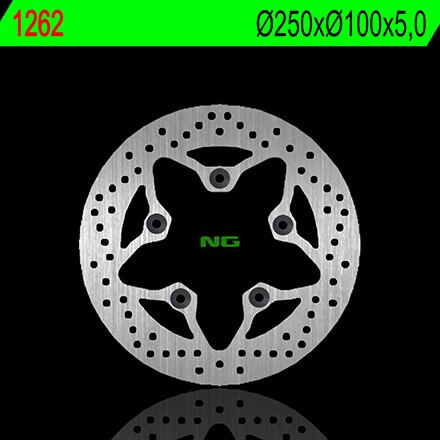 Disque de Frein Moto NG Brake arrière pour Kawasaki ZRX 1200 R - S (01-08) 1262