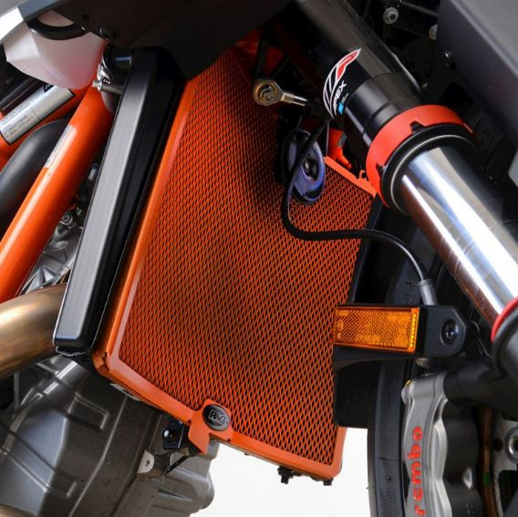 Protection de Radiateur Alu Orange R&G pour KTM 1290 Super Duke R (20-23) - RAD0255OR