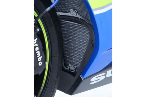 Protection de Radiateur d'Huile Alu Bleu R&G pour Suzuki GSX-R 1000 et R (17-23) - OCG0030BLUE Protection de Radiateur d'Huile Alu Bleu R&G pour Suzuki GSX-R 1000 et R (17-23) - OCG0030BLUE