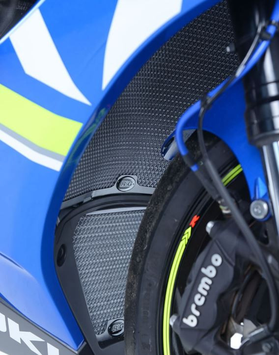 Protection de Radiateur Eau & Huile Alu Bleu R&G pour Suzuki GSX-R 1000 et R (17-23) - RAD9019BLUE