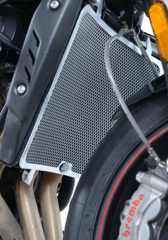 Protection de Radiateur Alu Rouge R&G pour Triumph Street Triple 765 (17-22) - RAD0219RE