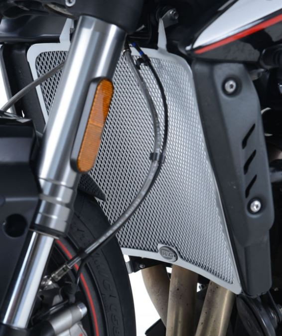 Protection de Radiateur Alu Rouge R&G pour Triumph Street Triple 765 (17-22) - RAD0219RE