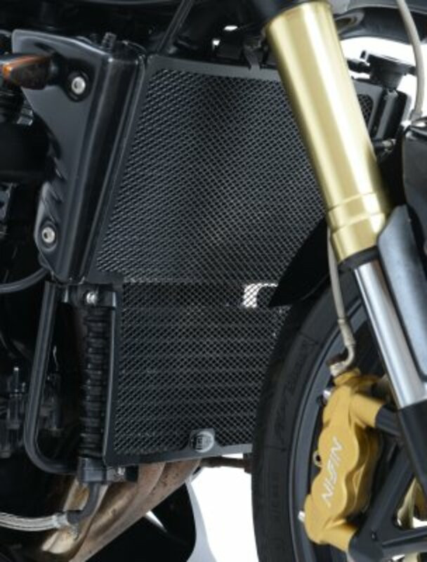 Protection de Radiateur Alu R&G pour Triumph 955i Speed Triple (2005) - RAD0161BK