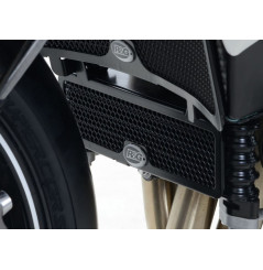 Protection de Radiateur d'Huile Alu R&G pour Triumph Speed Triple 1050 (16-20) - OCG0009BK