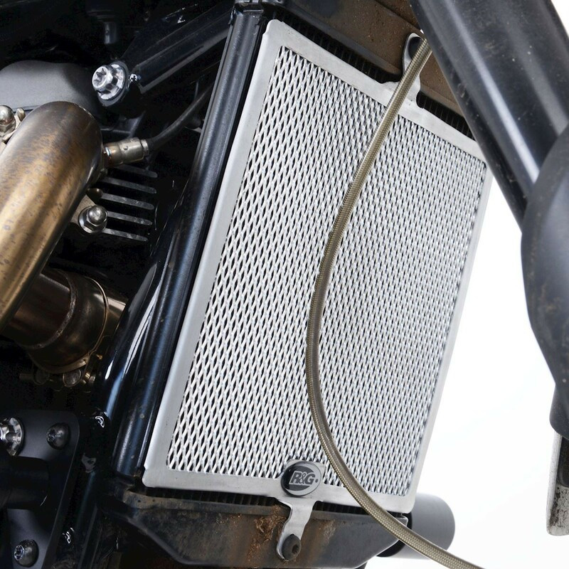 Protection de Radiateur Alu R&G pour Triumph Scrambler 1200 XC - XE (19-23) - RAD0254BK