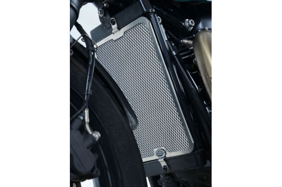 Protection de Radiateur Alu R&G pour Triumph 1200 Bonneville Bobber (17-24) - RAD0224SI Protection de Radiateur Alu R&G pour Triumph 1200 Bonneville Bobber (17-24) - RAD0224SI
