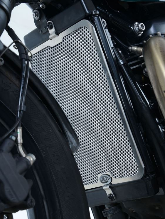Protection de Radiateur Alu R&G pour Triumph 1200 Bonneville Bobber (17-24) - RAD0224SI