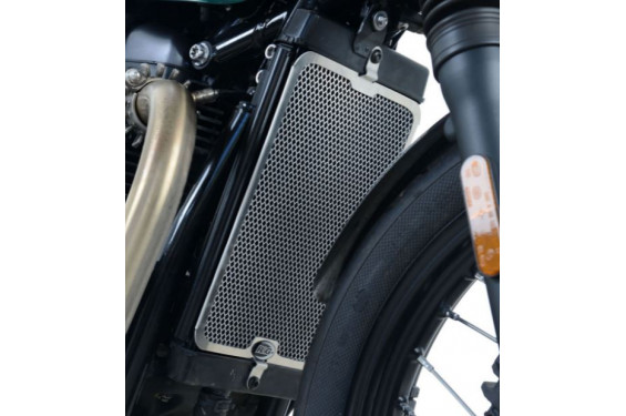 Protection de Radiateur Alu R&G pour Triumph 1200 Bonneville Bobber (17-24) - RAD0224SI Protection de Radiateur Alu R&G pour Triumph 1200 Bonneville Bobber (17-24) - RAD0224SI