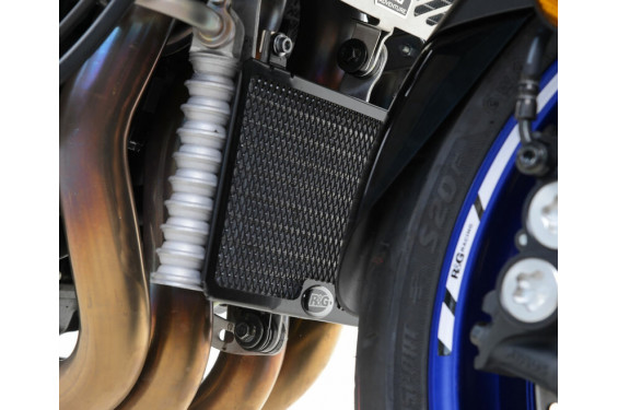 Protection de Radiateur d'Huile Alu Bleu R&G pour Yamaha MT-10 (16-23) - OCG0029DKBLUE