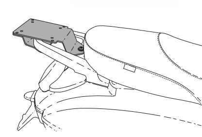 Support Top Case Scooter pour Keeway Zahara 125 (21-22)
