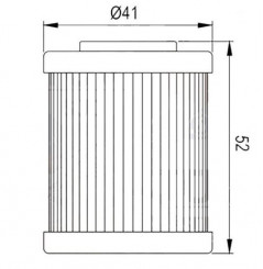 Filtre a Huile Quad Hiflofiltro HF157