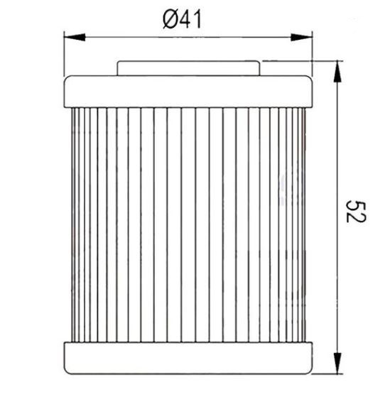 Filtre a Huile Quad Hiflofiltro HF157
