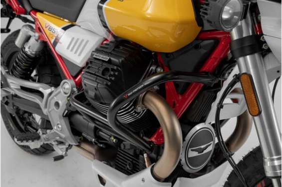 Crash Bar Moteur/Haut Sw-Motech pour Moto-Guzzi V85 TT et Travel (19-22)