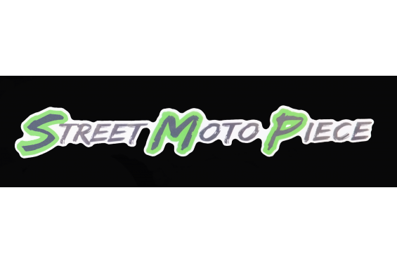 Sticker Street Moto Pièce Rectangle 22 cm